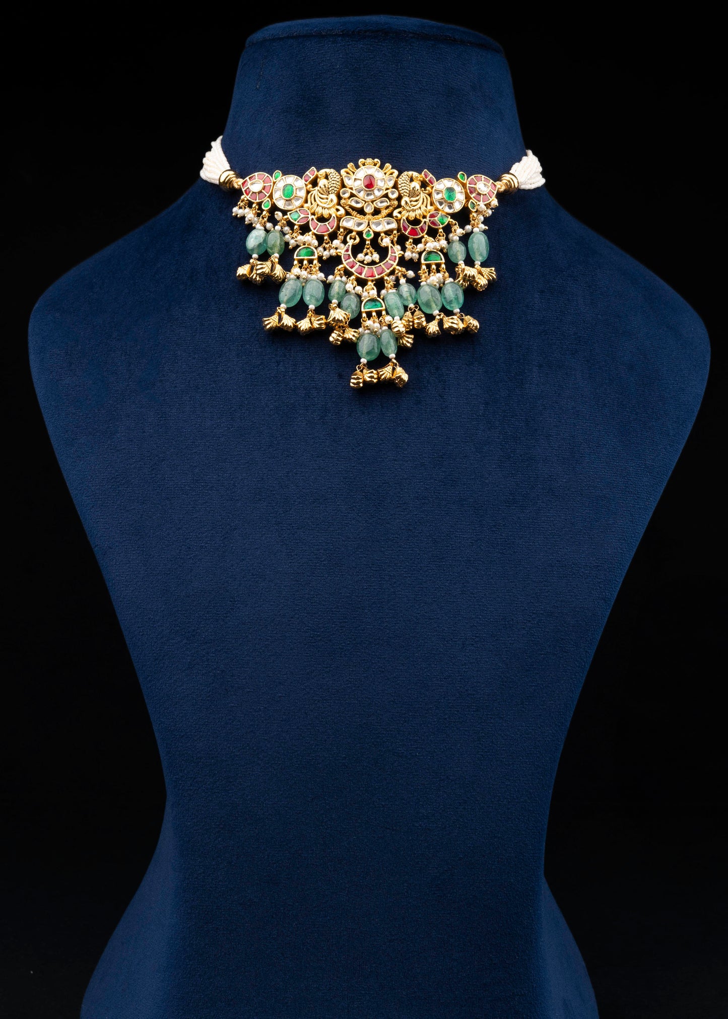 Multi Jadau Choker Set