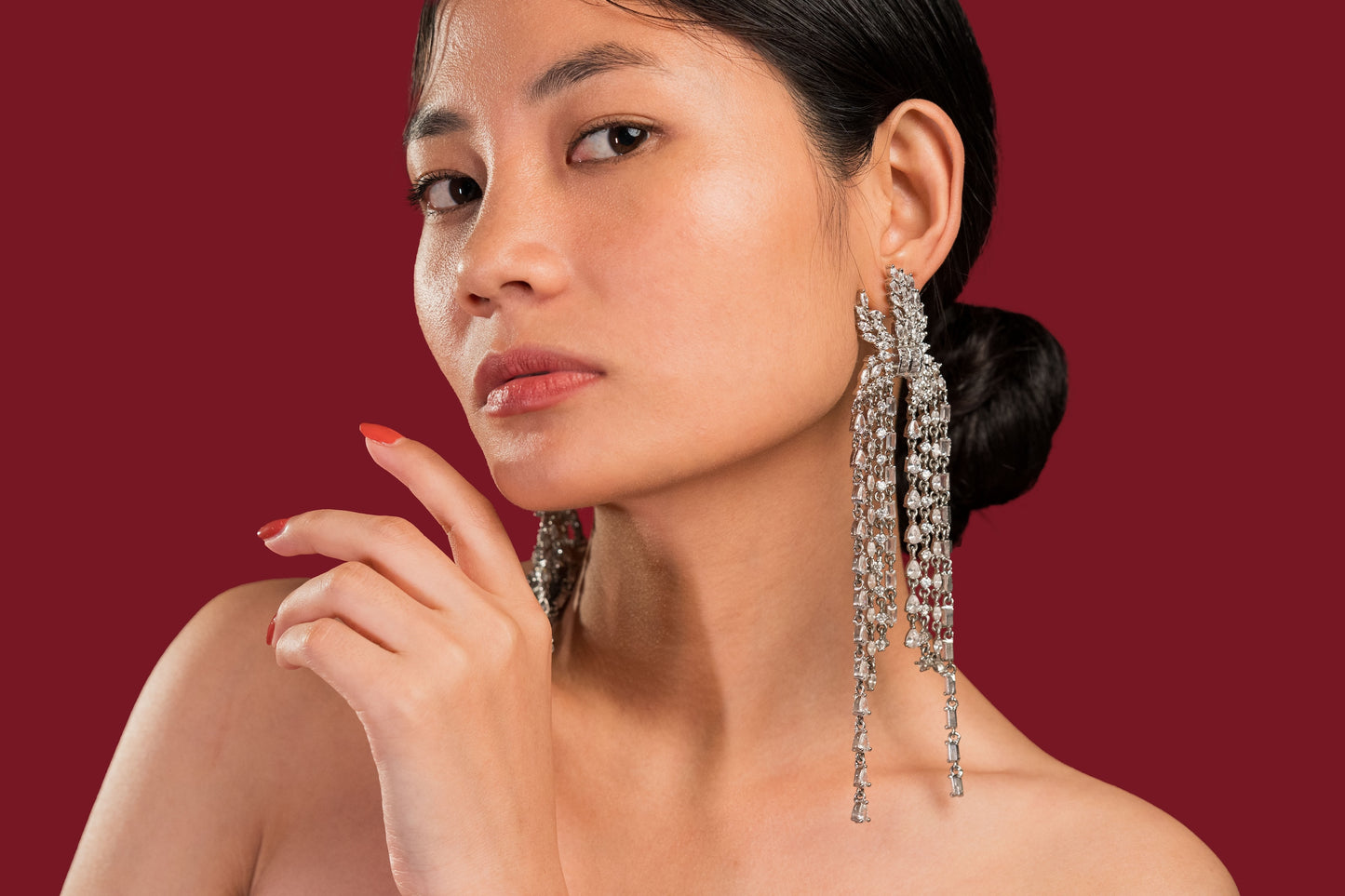 Deepika Diamond Earrings - VNE016