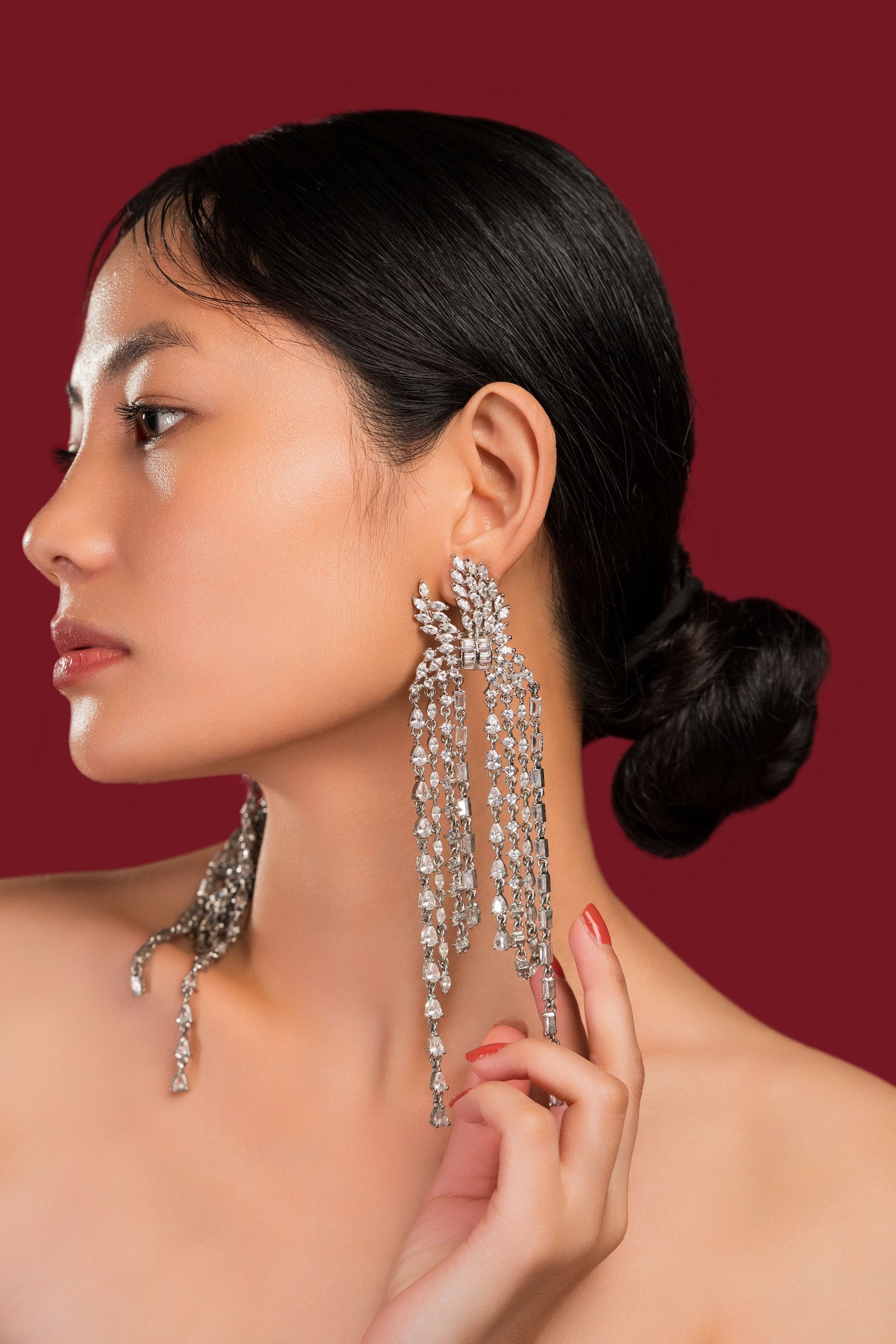 Deepika Diamond Earrings - VNE016