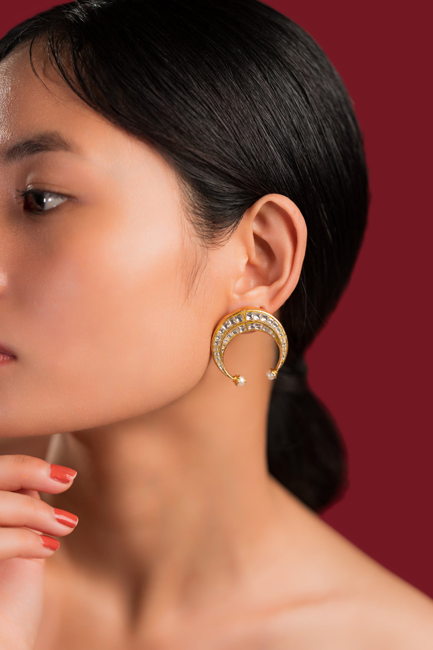 Ulta Chand Studs - VNE027