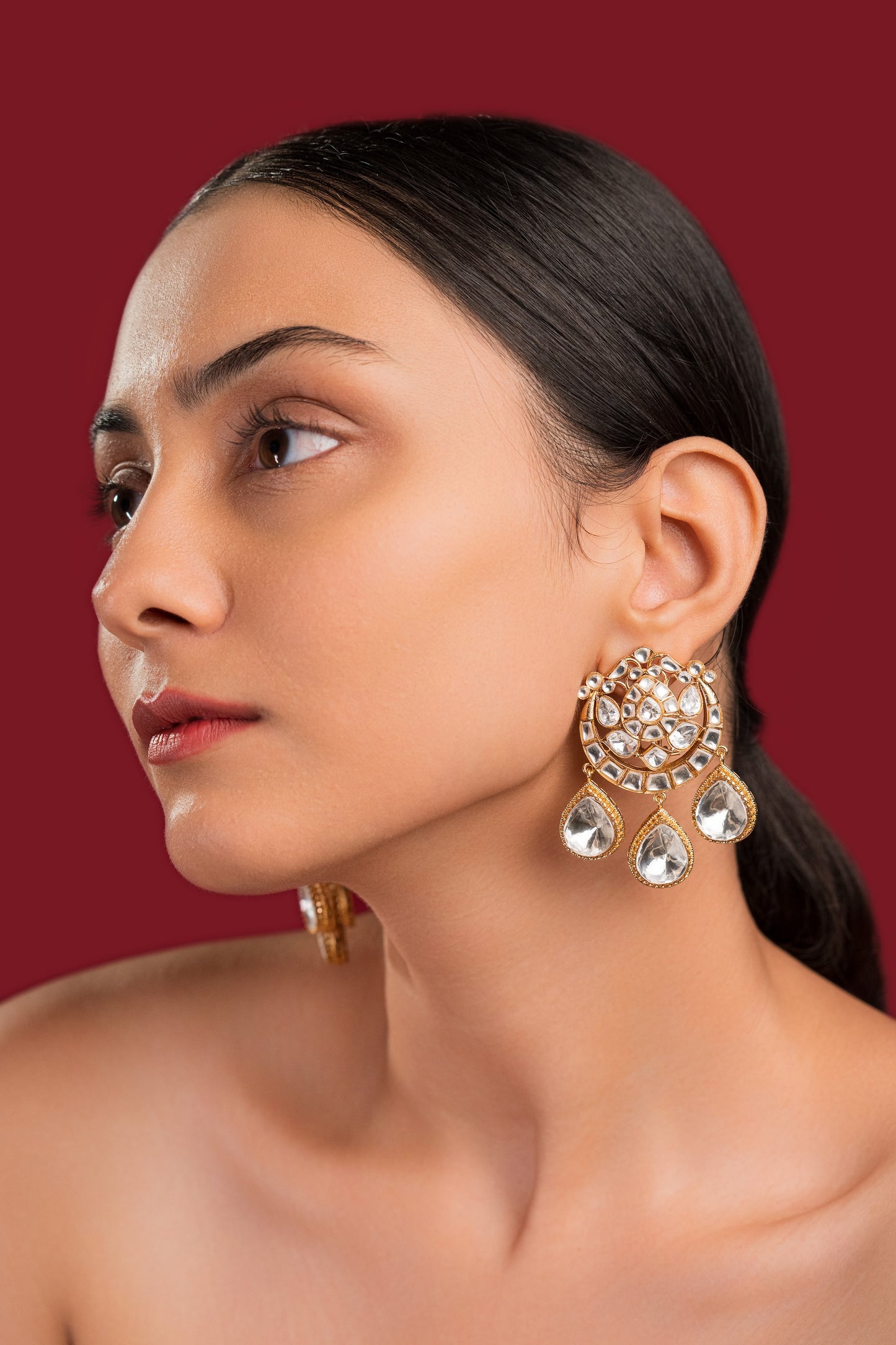 Polki Chand Studs - VNE041