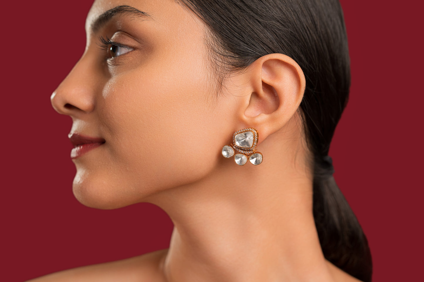 Polki Studs - VNE046