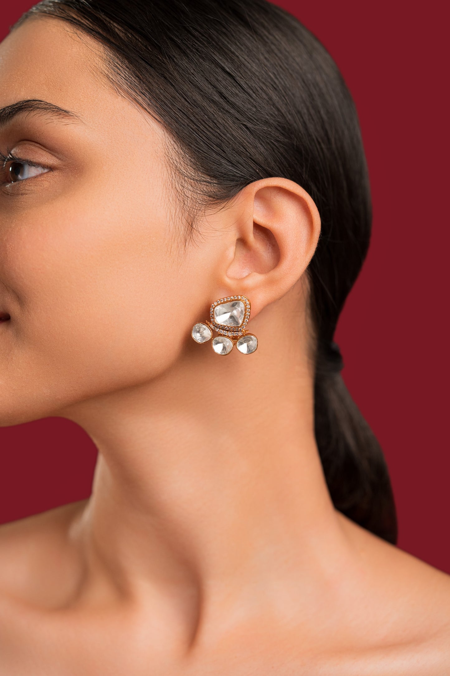 Polki Studs - VNE046