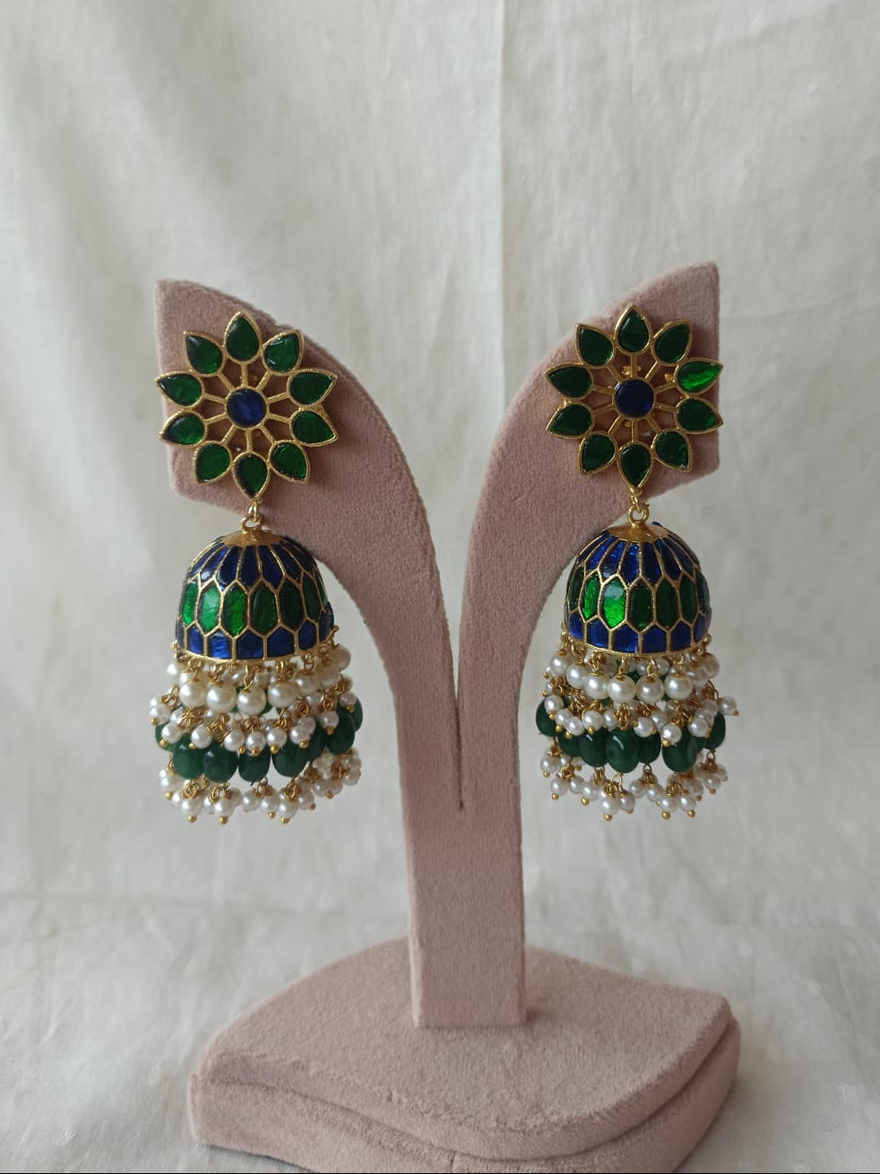 Blue Green Meenakari Dulls VNE289
