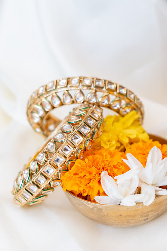 Kundan Bangles - VNHN003