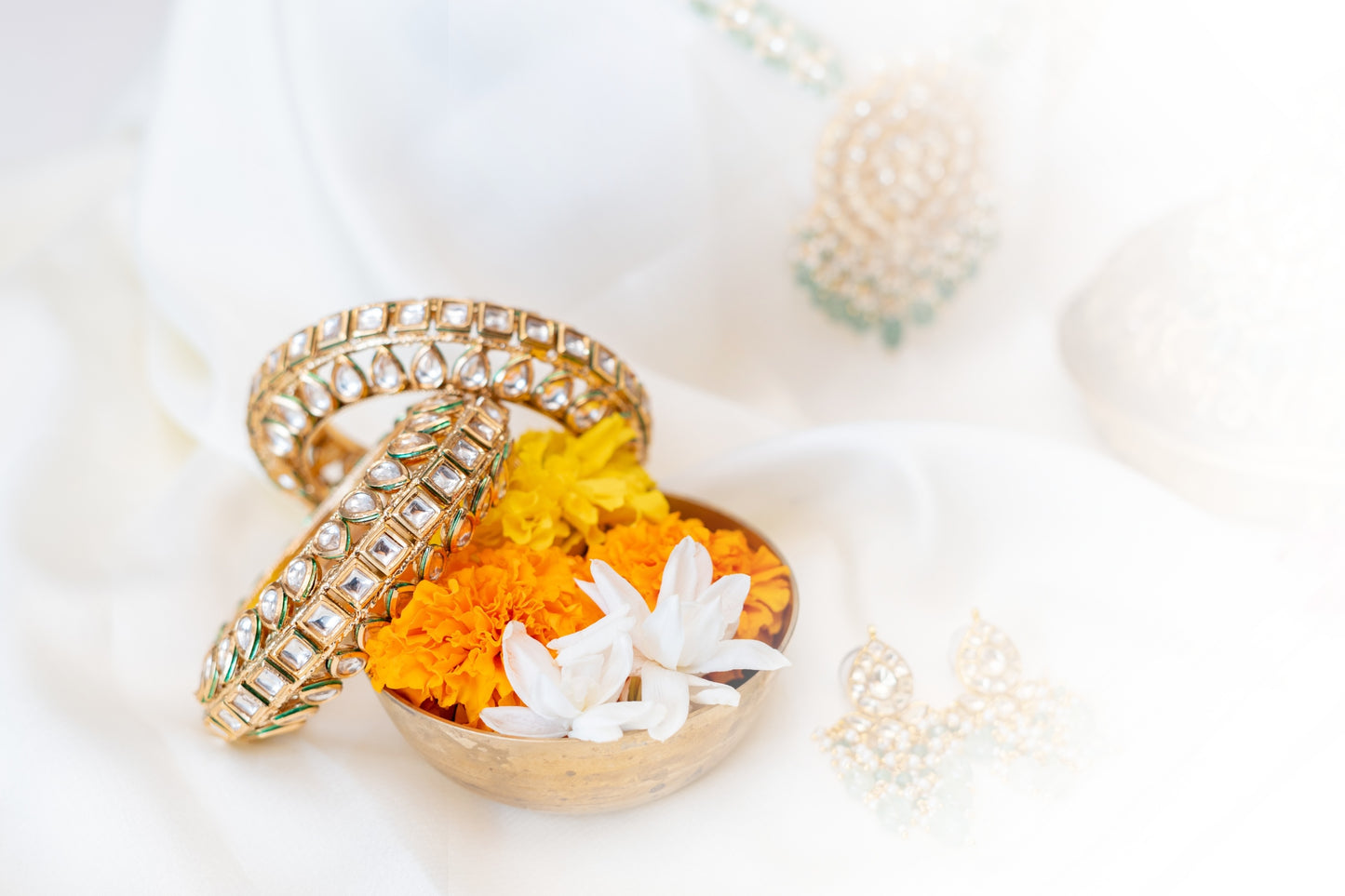 Kundan Bangles - VNHN003