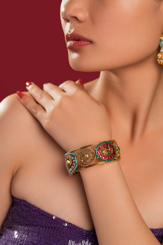 Rangin Jadau Bangles - VNHN004