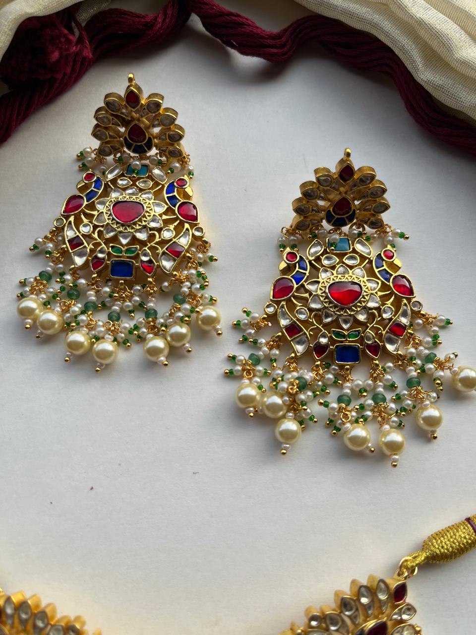 Navratna Choker Set VNN721