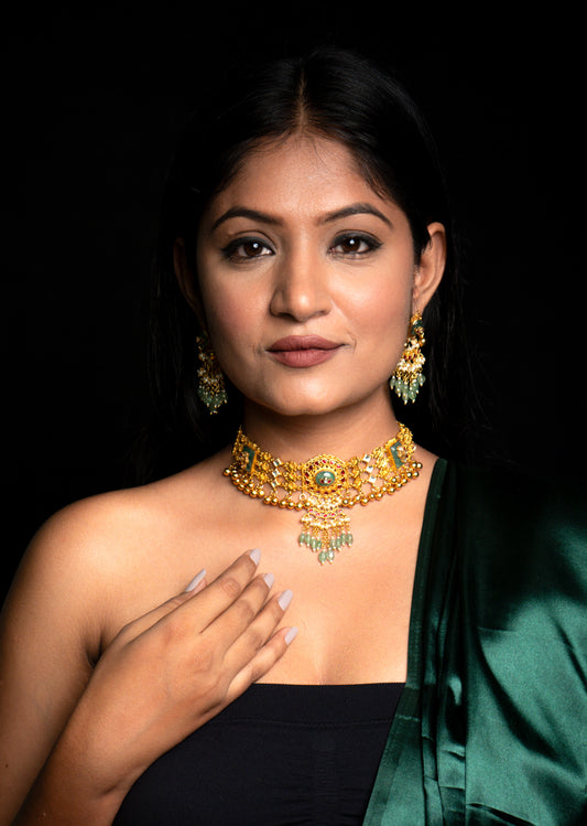 Heritage Jadau Choker Set - VNN005