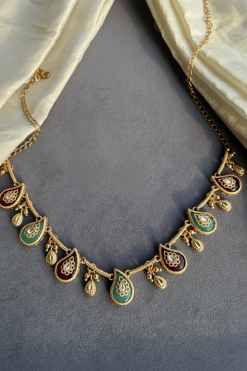 Mango Gold Necklace Set VNN719