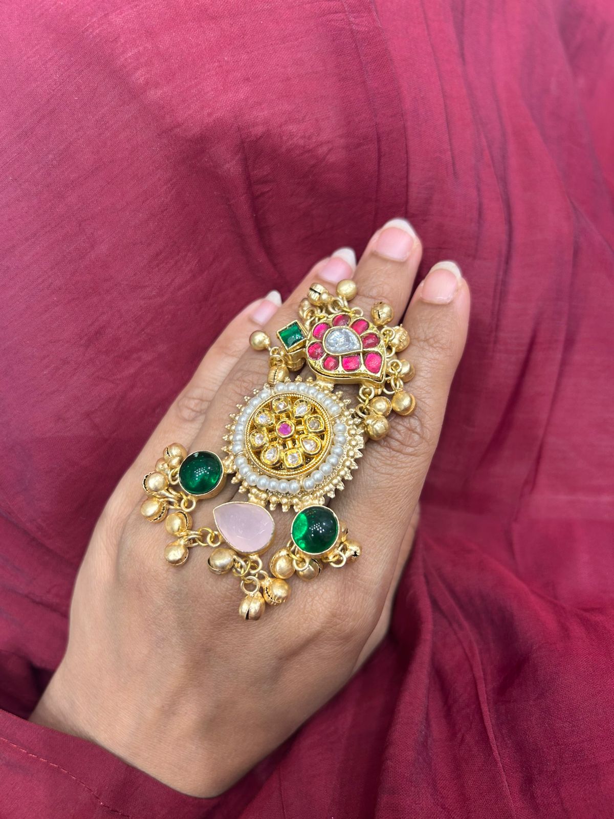 Mango long Finger Ring- VNG170