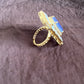 Purple Square Polki Diamond Ring VNR103