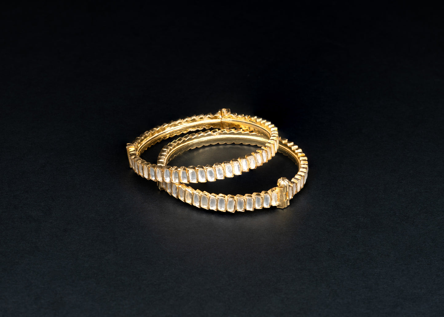 White Koyali Bangles