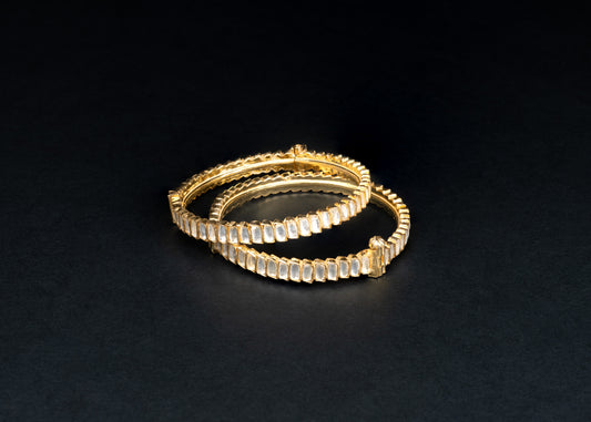 White Koyali Bangles