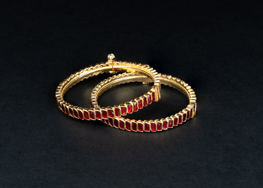 Red Koyali Bangles