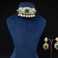 Emerald Moissanite Necklace Set