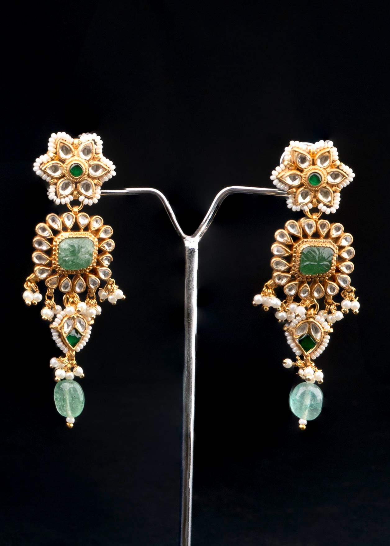 Emerald Jadau Choker Set