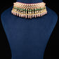 Tusi patta multicolor Jadau Necklace Set