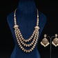 Layered White Moisannite Necklace Set