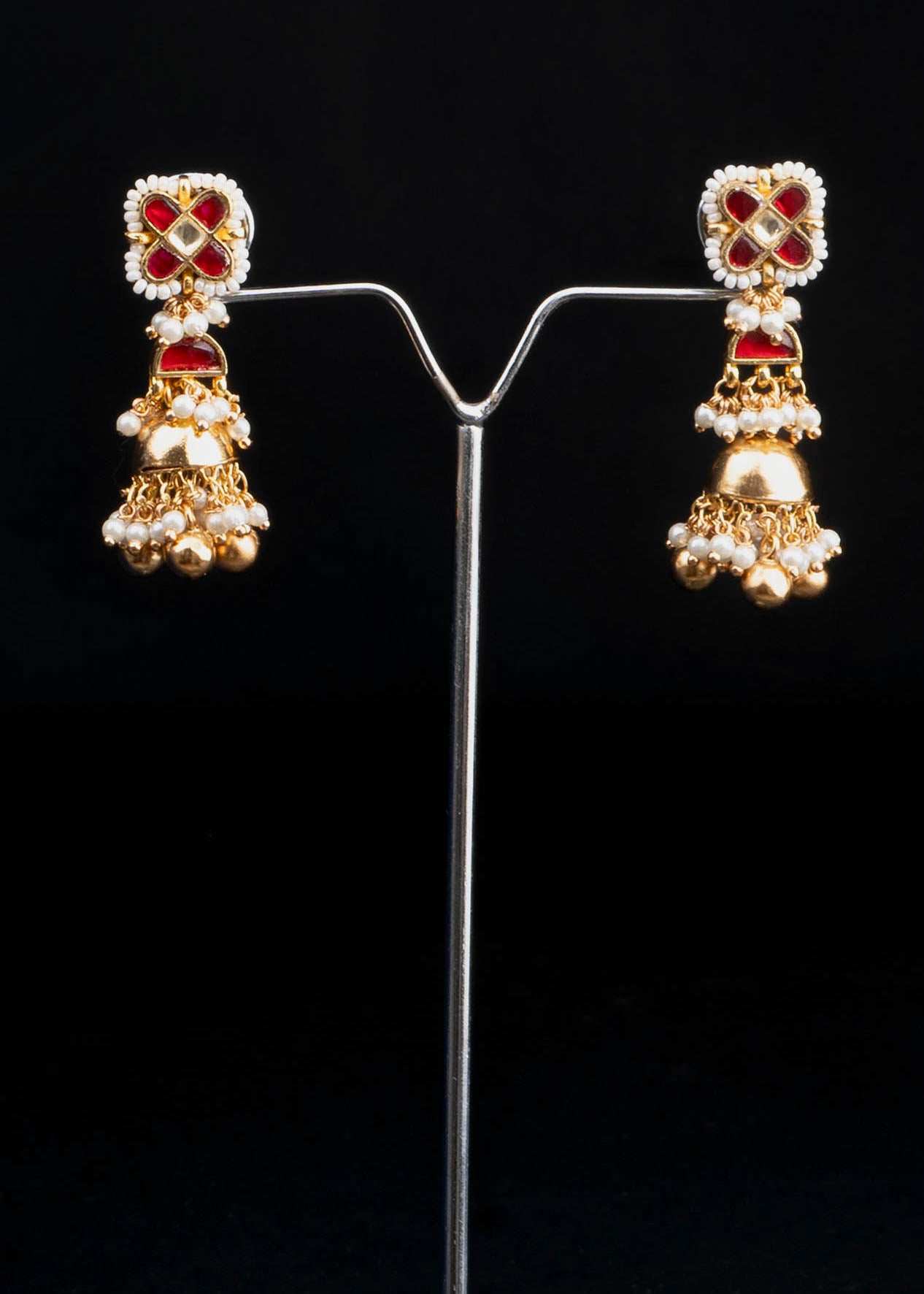 Rajwadi Rubi Jadau Necklace Set