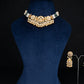 White Jadau Necklace Set