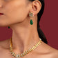 White Jadau Necklace Set