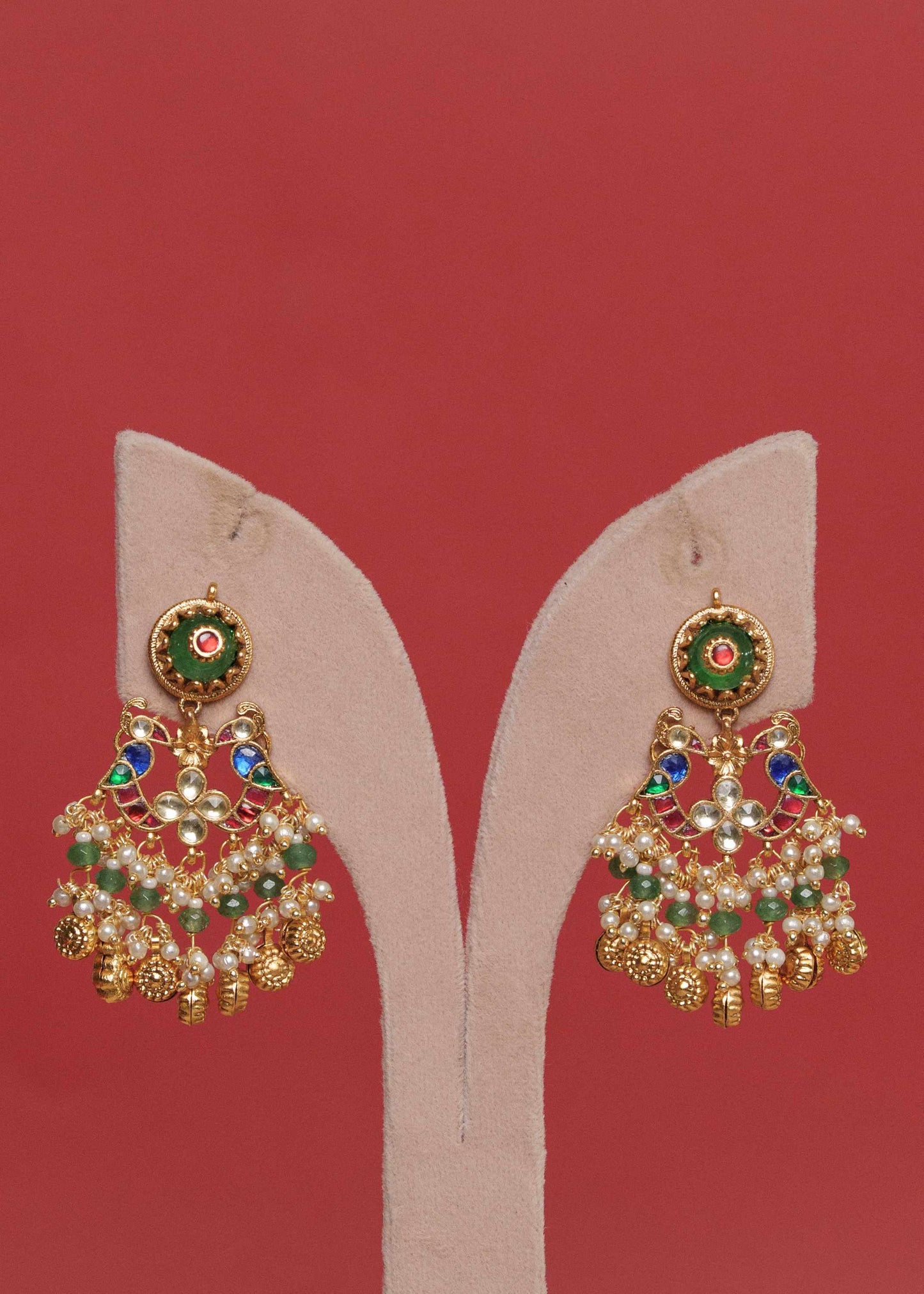Hirapara Multi Jadau Heritage Long Set VNN511
