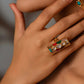 Rectangle Polki Ring- VNR076