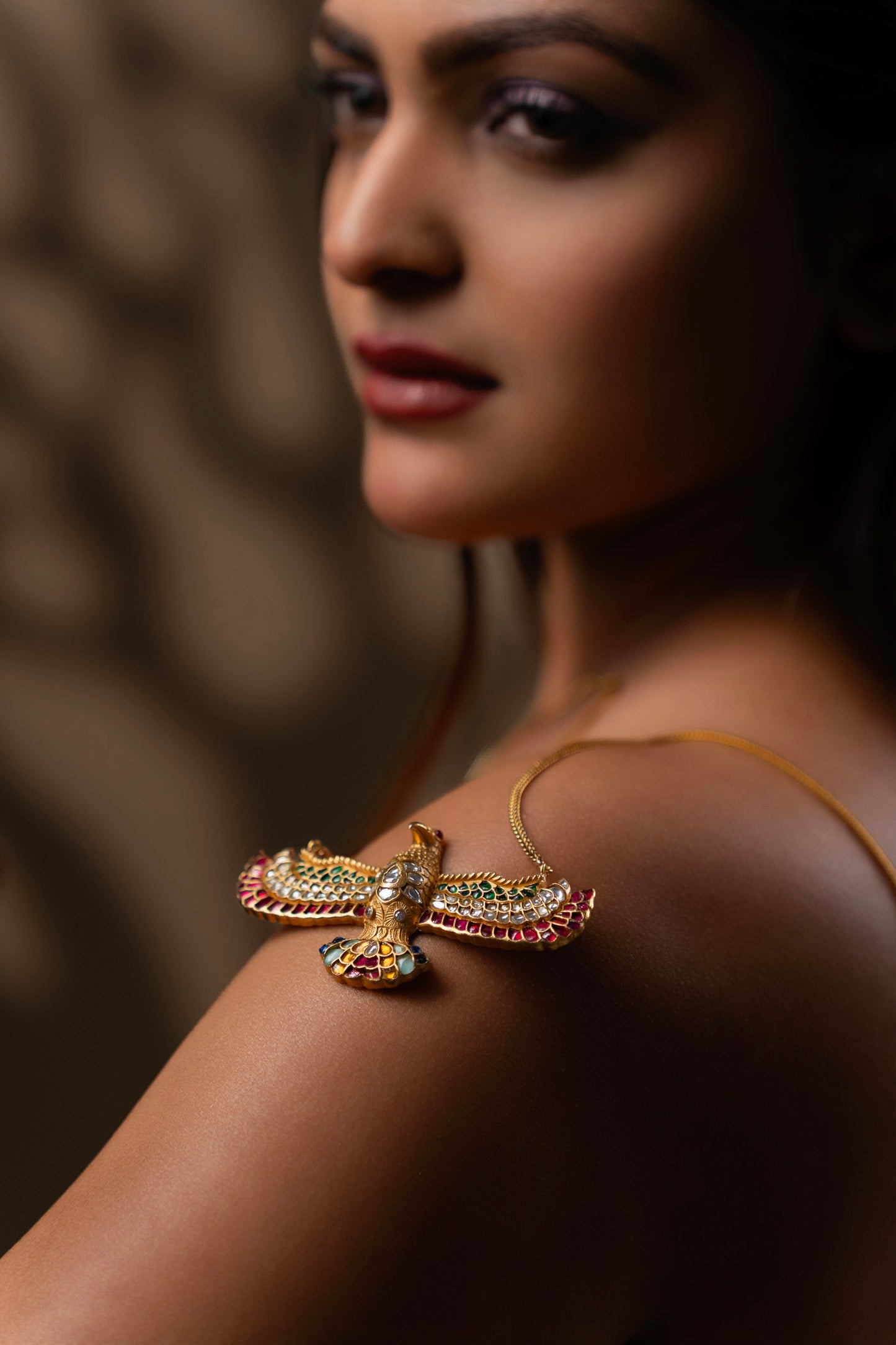 Eagle Multi Jadau Chain Only Pendant VNN430