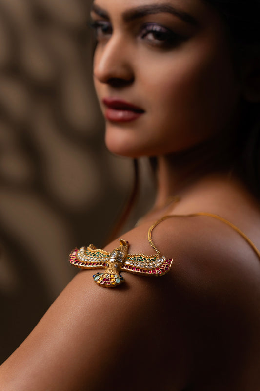 Eagle Multi Jadau Chain Only Pendant VNN430