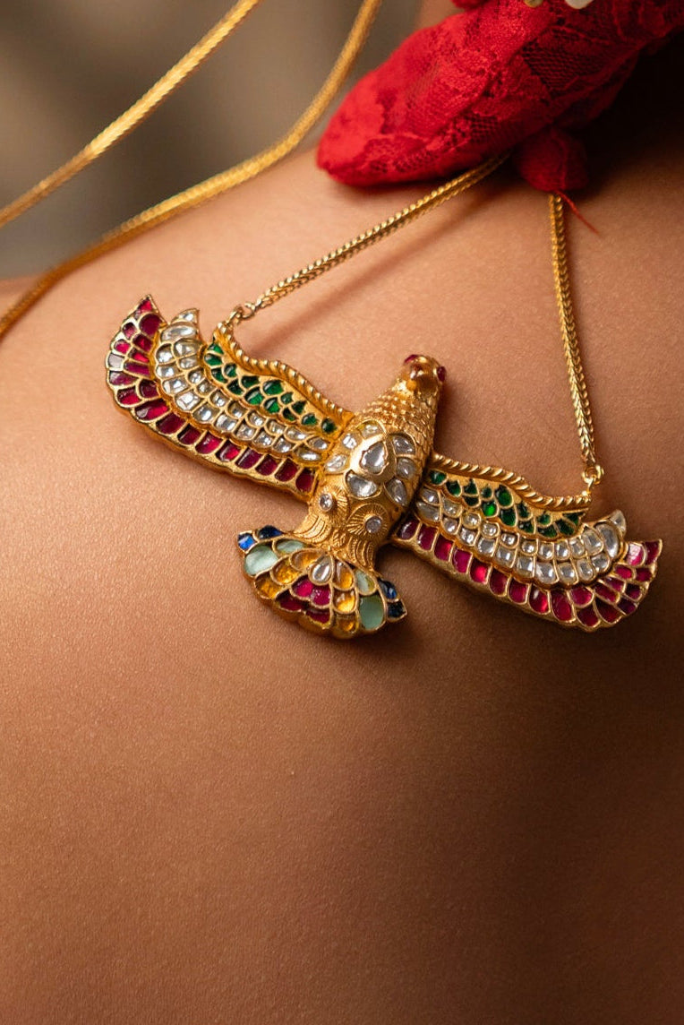 Eagle Multi Jadau Chain Only Pendant VNN430