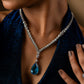 Blue Stone Diamond Necklace Set VNN401