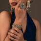Vintage Green Stone Ring VNR072
