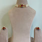 Multi Stone Pearl Chokar Set VNN569