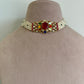 Multi Stone Pearl Chokar Set VNN569