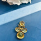 Peacock Moissanite Broach VNA009