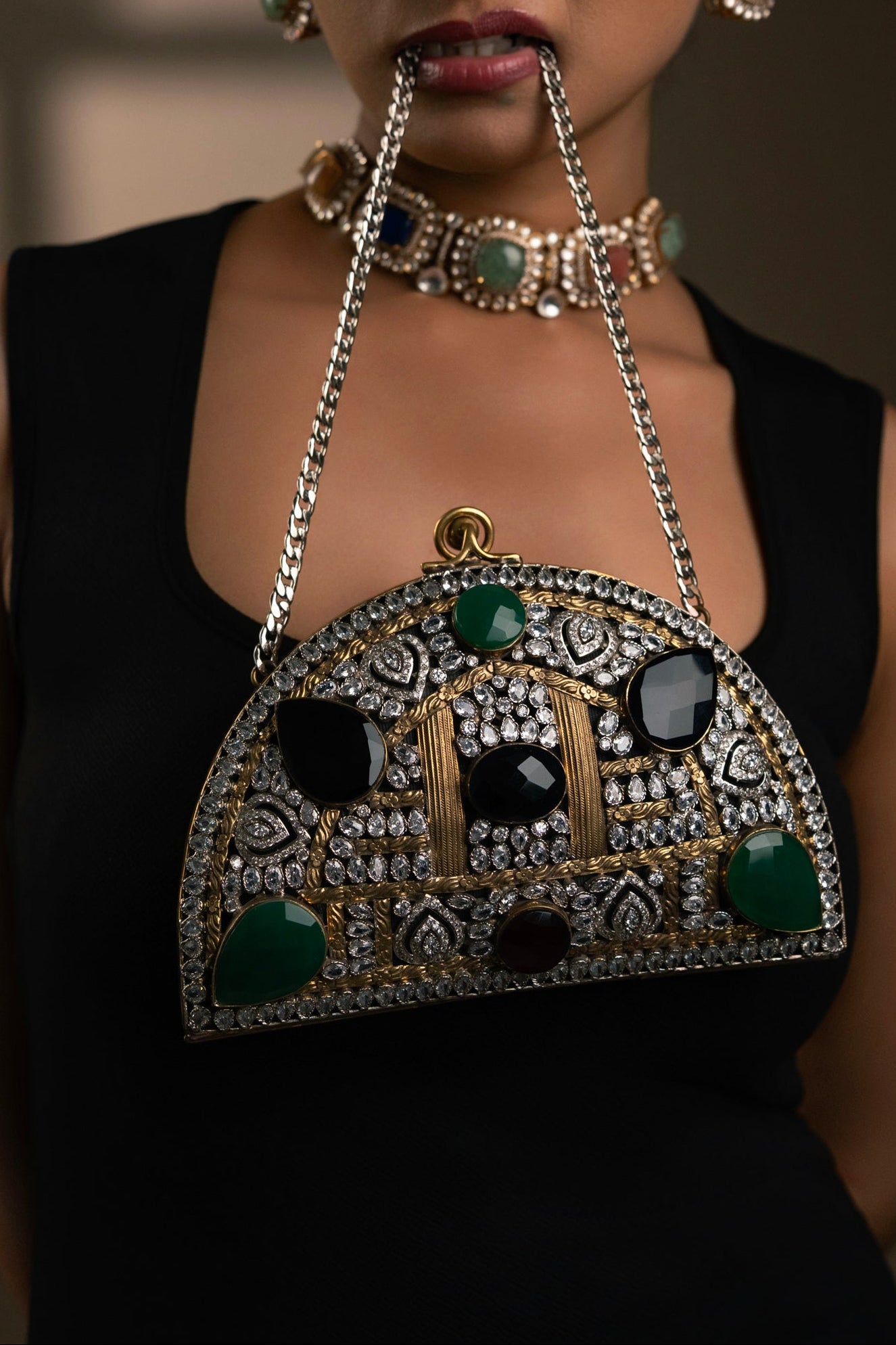 Victorian Stone Work Bag - VNA018