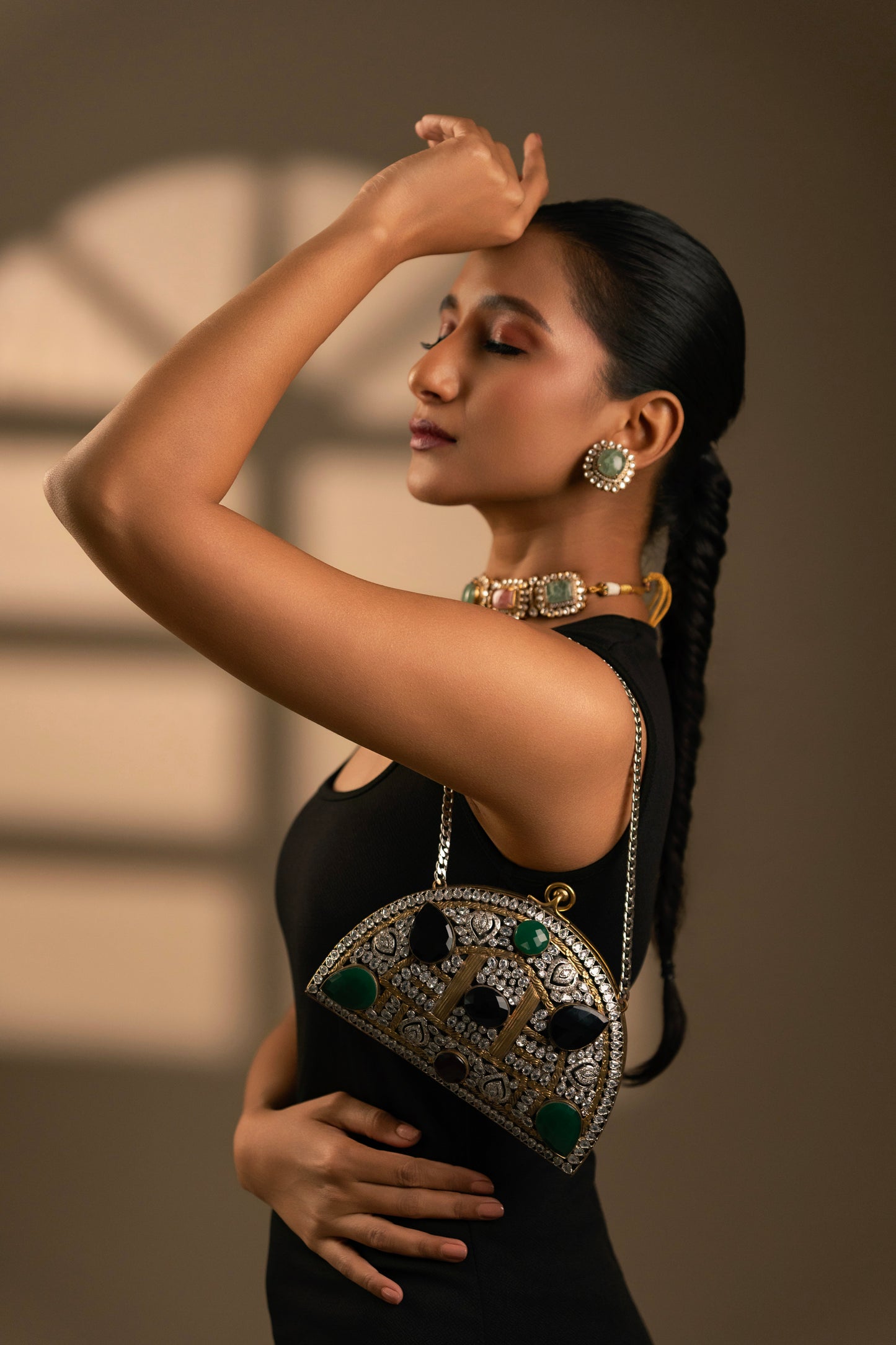 Victorian Stone Work Bag - VNA018