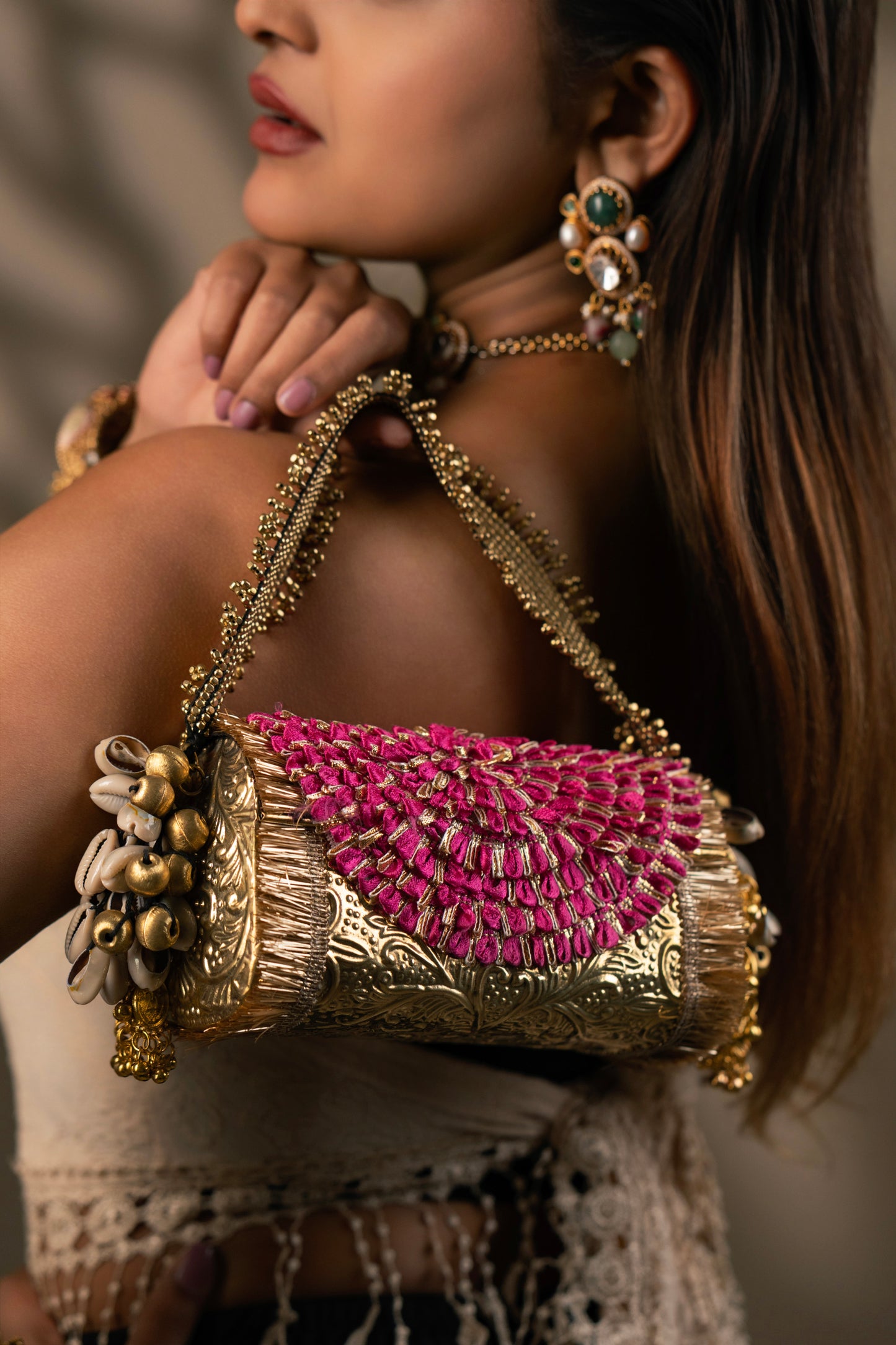 Rani Traditional Gotapatti Bag - VNA019