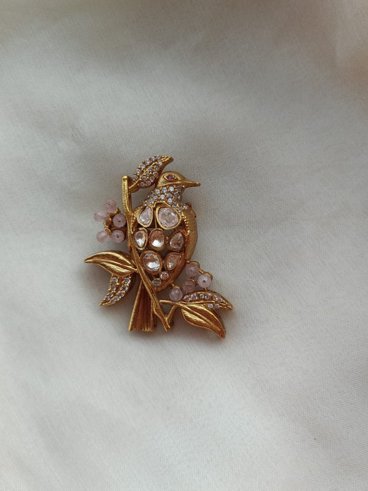 Bird Polki Broach VNA025