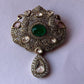 Royal Vintage Emerald Brooch VNA026