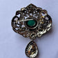 Royal Vintage Emerald Brooch VNA026