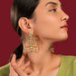 White Jadau Earrings - VNE017