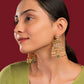 White Jadau Earrings - VNE017