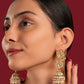 White Maroon Jadau Jumkha - VNE021