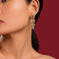 Small Multi Jadau Earrings - VNE042