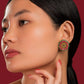 Red Green Jadau Studs - VNE044