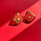 Brown Stone Tops Earrings VNE052
