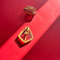 Brown Stone Tops Earrings VNE052