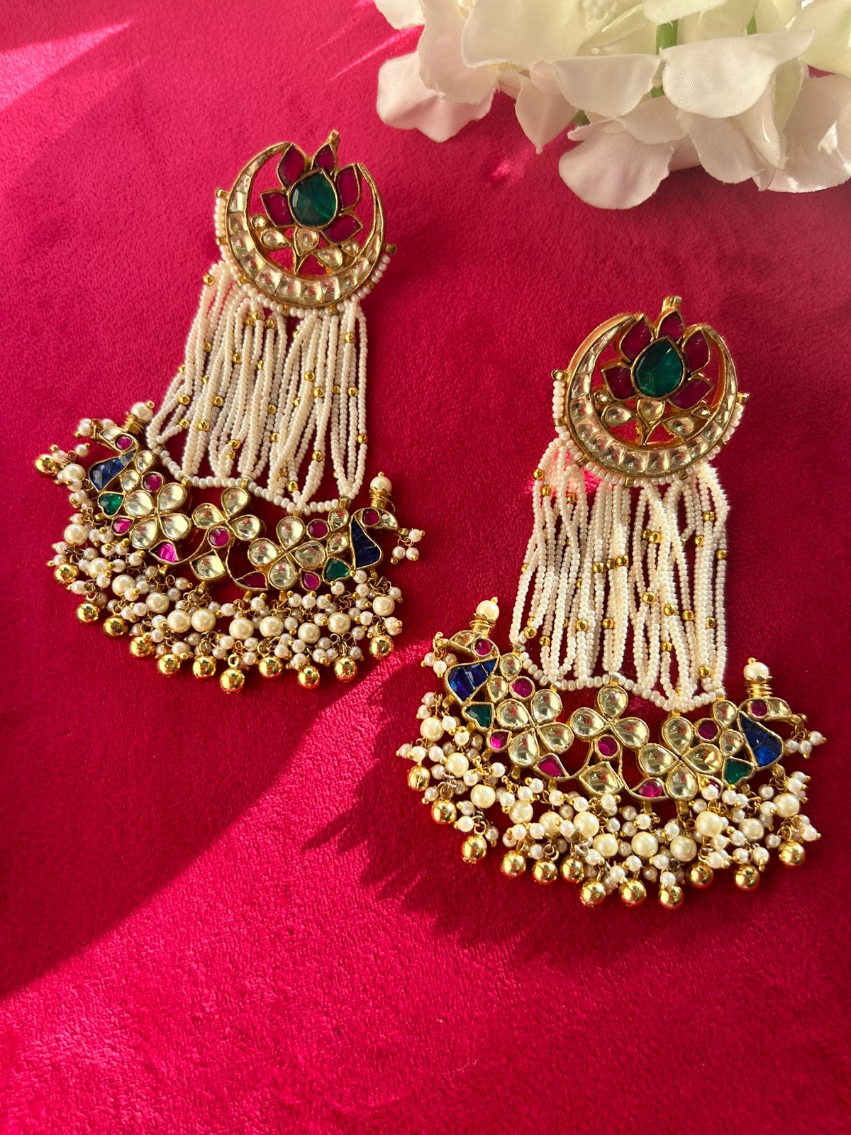 Multi Jadau Pasa Earring VNE065